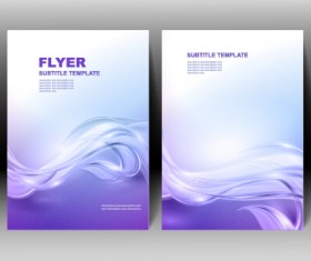 Refreshing flyer cover abstract vectors 05