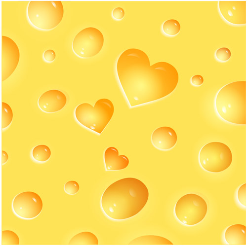 Shiny yellow cheese background vector 03