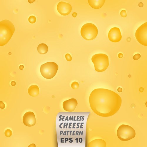 Shiny yellow cheese background vector 05