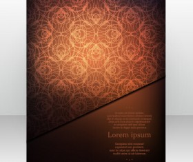 Stylish cover brochure vector abstract design 04