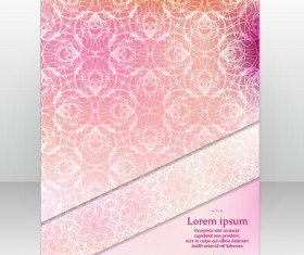 Stylish cover brochure vector abstract design 11