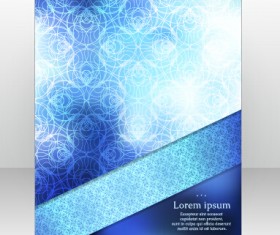 Stylish cover brochure vector abstract design 12