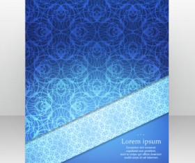 Stylish cover brochure vector abstract design 13
