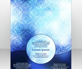 Stylish cover brochure vector abstract design 14