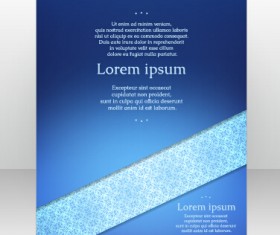 Stylish cover brochure vector abstract design 15