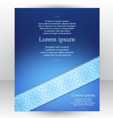 Stylish cover brochure vector abstract design 15