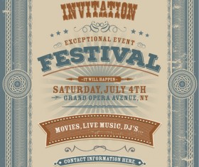 Vintage styles certificates templates set vector 01