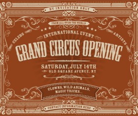 Vintage styles certificates templates set vector 03