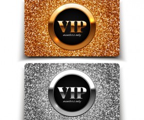 Visitant VIP cards luxury vector 03