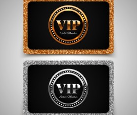 Visitant VIP cards luxury vector 05