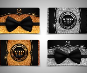 Visitant VIP cards luxury vector 06