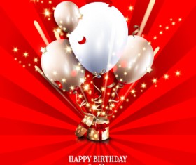 happy birthday greeting card graphics vector 02