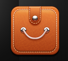leather styles application icons psd material
