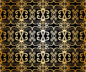 luxurious gold pattern seamless vector background 01