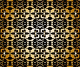 luxurious gold pattern seamless vector background 02