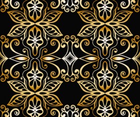 luxurious gold pattern seamless vector background 08