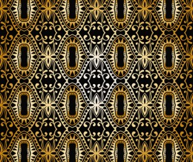 luxurious gold pattern seamless vector background 11