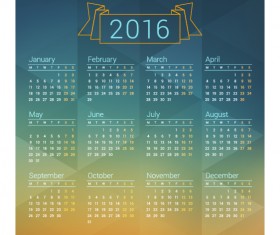 2016 company calendar creative design vector 03