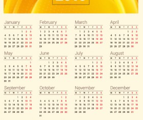 2016 company calendar creative design vector 18