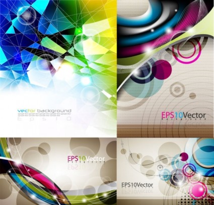 Modern geometric shapes with abstract background vector