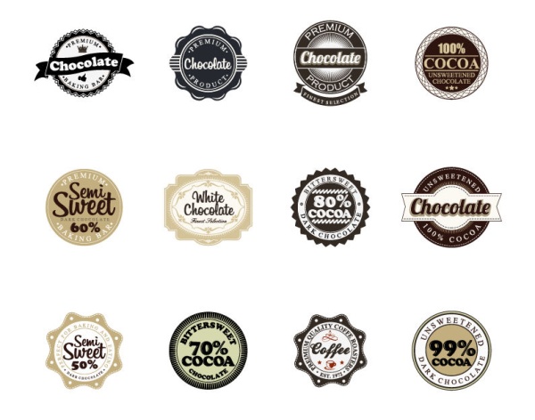 Badge with labels vintage styles vector