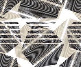 Black with white abstract seamless pattern vector set 09