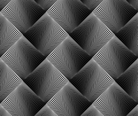 Black with white abstract seamless pattern vector set 11