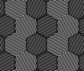 Black with white abstract seamless pattern vector set 13