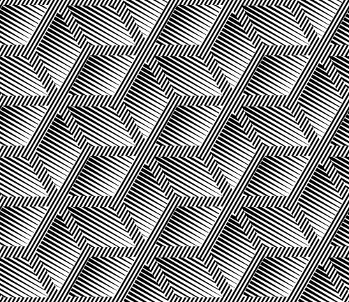Black with white abstract seamless pattern vector set 15