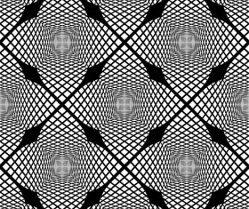 Black with white abstract seamless pattern vector set 23