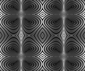 Black with white abstract seamless pattern vector set 26