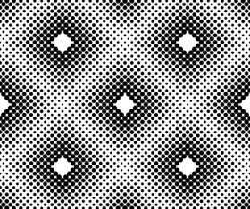 Black with white abstract seamless pattern vector set 27