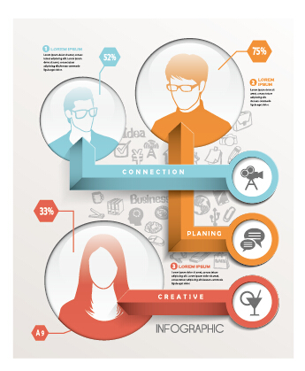 Business Infographic creative design 3195