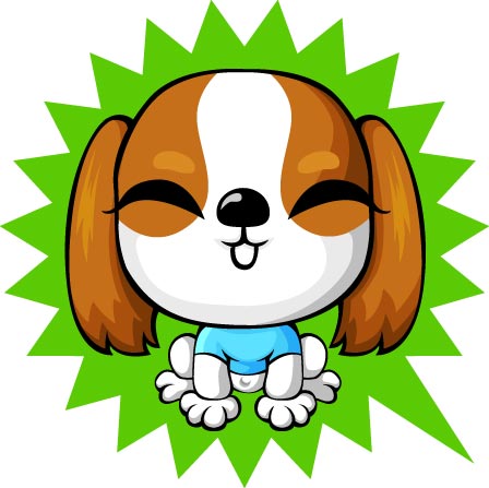 Cartoon lovely dog vector set 09