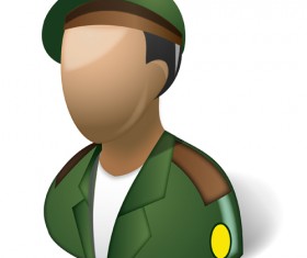 Cartoon professions characters shiny icons vector 04