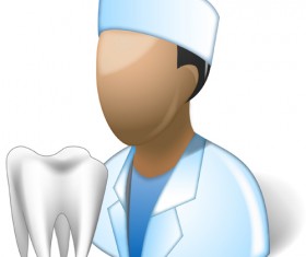 Cartoon professions characters shiny icons vector 05