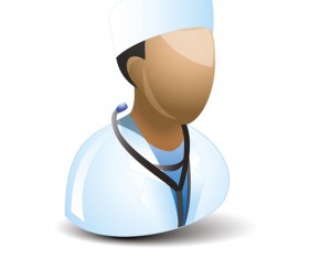 Cartoon professions characters shiny icons vector 17