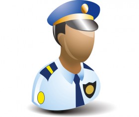 Cartoon professions characters shiny icons vector 20