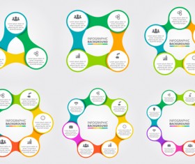 Circle business infographic creative vector 01
