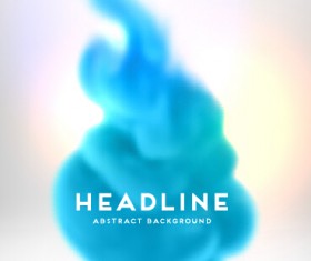 Colored cloud blurs background vectors 04