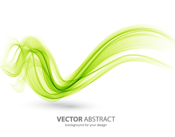 Colored curved lines abstract background vector 01 free download