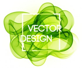 Colored curved lines abstract background vector 04