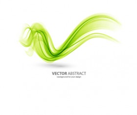 Colored curved lines abstract background vector 12