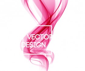 Colored curved lines abstract background vector 15