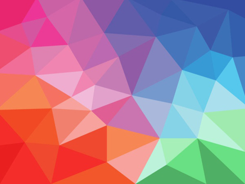 Download Colored geometric shapes art background vector free download