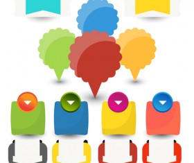 Colored tags sale vectors graphics 01