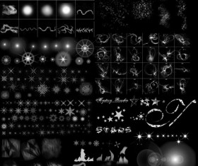 Cool star light Photoshop Brushes