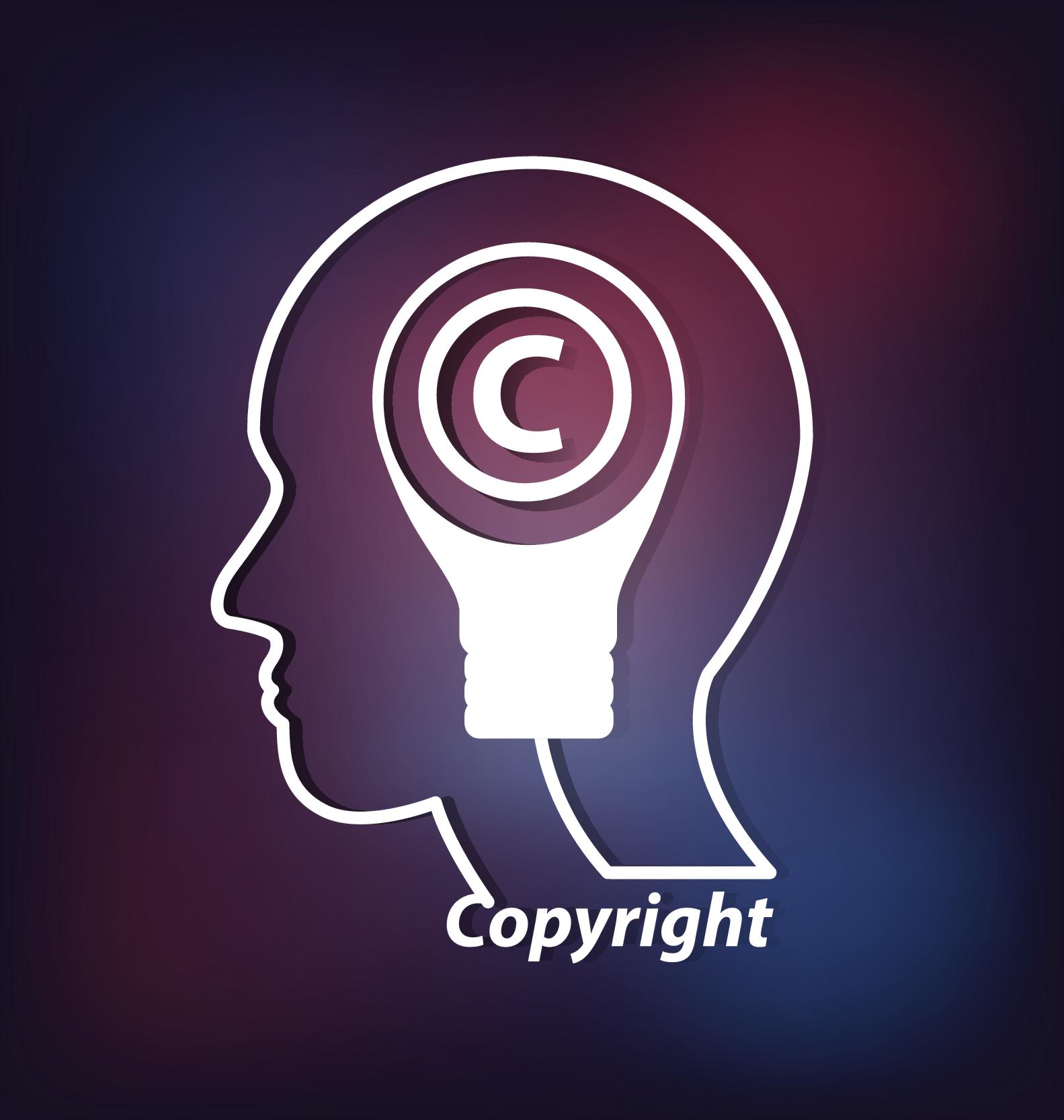 Creative copyright business vector design 05