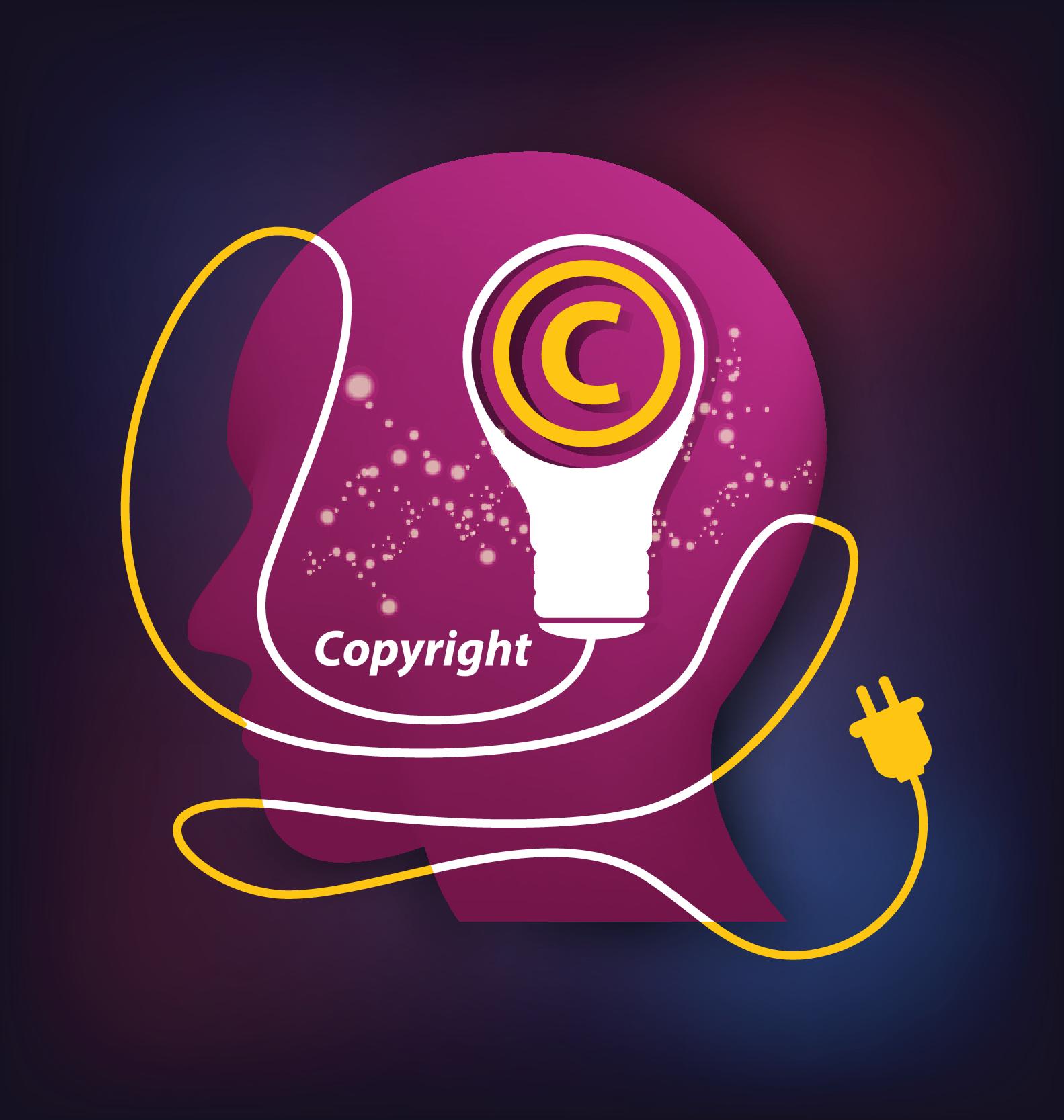 Creative copyright business vector design 06