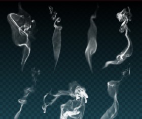 Dynamic smoke vector design material